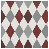 Tissu Aggie Maroon & Grey Jacquard Motif Fabric (Fermer)