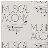 Tissu Agonie musicale (Détail)