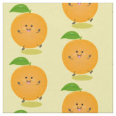 Tissu Agréable agrumes d'orange (Fermer)