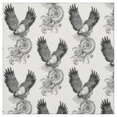 Tissu Aigle avec les Indiens d'Amérique (Échantillon)