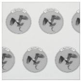 Tissu Aigle Bald avec un poisson (Échantillon)