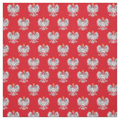 Tissu Aigle Polonais, mode, drapeau, Pologne (Échantillon)