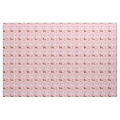 Tissu Aiguilles et perles de Pitbull rose et violet (Yard)