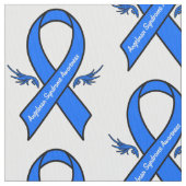 Tissu Ailes d'ange de ruban de conscience de syndrome (fermé)