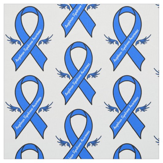 Tissu Ailes d'ange de ruban de conscience de syndrome (Échantillon)