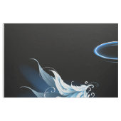 Tissu Ailes d'angle brillant bleu sur arrière - plan noi (Fat Quarter)