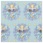 Tissu Ailes de prière chrétienne (Fermer)