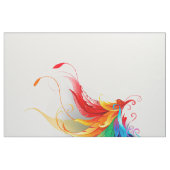 Tissu Ailes fluffy arc-en-ciel (Fat Quarter)