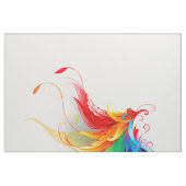 Tissu Ailes fluffy arc-en-ciel (Fat Quarter)