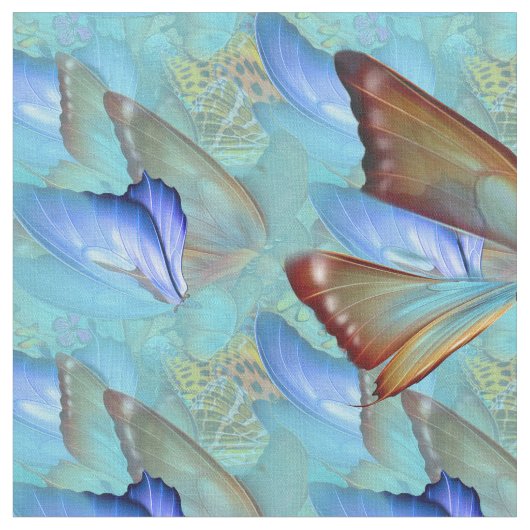 Tissu Ailes papillon Abstraites (Fermer)