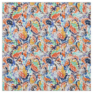Tissu Ailes papillon teint - Kaleidoscope des couleurs