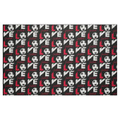 Tissu Aime le football (Fat Quarter)