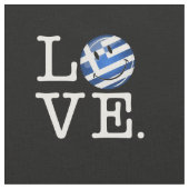 Tissu Aimer la Grèce| Drapeau souriant (Fermer)