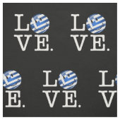 Tissu Aimer la Grèce| Drapeau souriant (Échantillon)