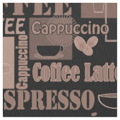 Tissu Aimer le café (fermé)