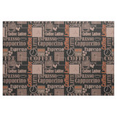 Tissu Aimer le café (Fat Quarter)