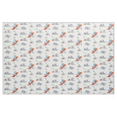 Tissu Aire de jeux Samoyens Blanc (Fat Quarter)