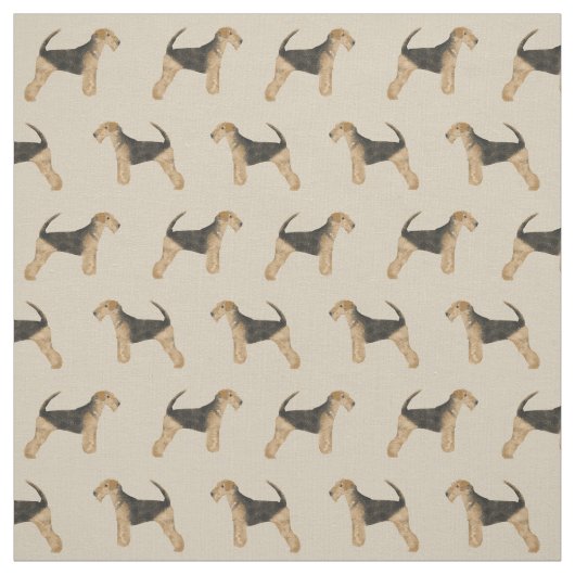 Tissu Airedale Terrier (Échantillon)