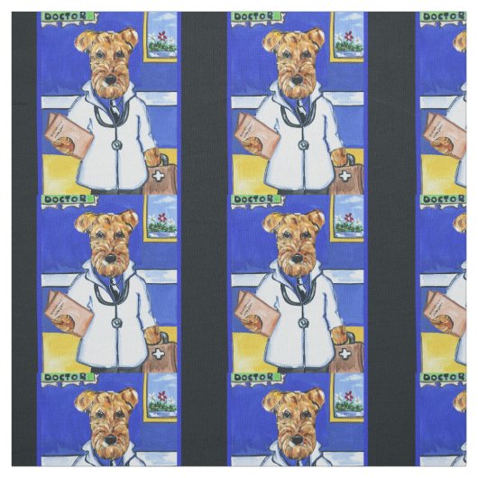 Tissu Airedale Terrier (Échantillon)