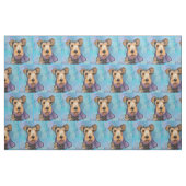 Tissu Airedale Terrier  (Fat Quarter)