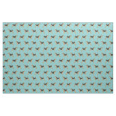 Tissu airedale terrier bleu clair (Fat Quarter)
