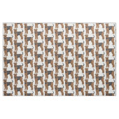 Tissu Airedale terrier dog cartoon (Fat Quarter)
