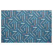 Tissu Ajouter 4 noms d'enfants ou d'animaux de compagnie (Fat Quarter)