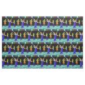 Tissu Ajouter de danse d'oscillation aux projecteurs (Fat Quarter)