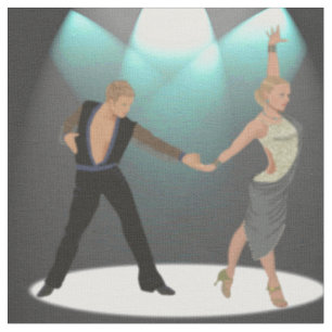 Tissu Ajouter latins de danseurs de salle de bal au