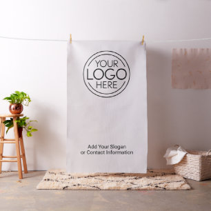 Tissu Ajouter votre logo Entreprise Moderne Contexte