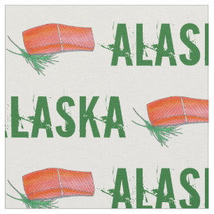 Tissu ALASKA Wild Alaskan Saumon Poisson Filet de poisso