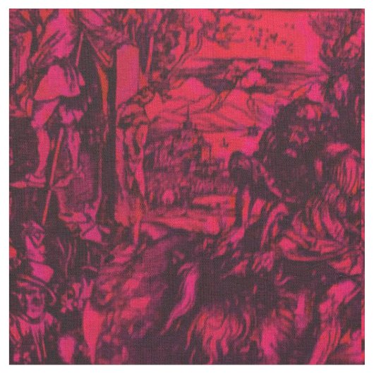 Tissu Albrecht Dürer Bourgogne (Fermer)