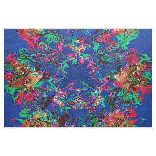 Tissu Algues psychédéliques..... (Yard)