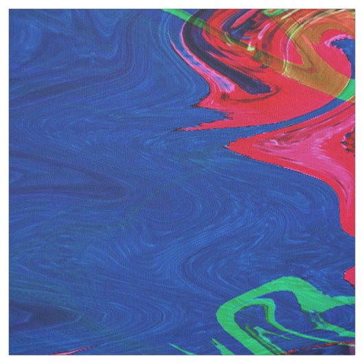 Tissu Algues psychédéliques..... (Échantillon)