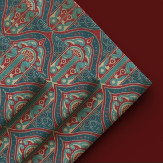 Tissu Alhambra Bloom - Influence mauresque symétrique