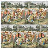 Tissu Alice Aventures Merveilleux Reine de Cœur (Échantillon)
