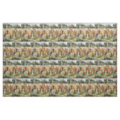 Tissu Alice Aventures Merveilleux Reine de Cœur (Fat Quarter)