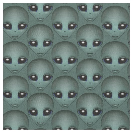 Tissu Alien Cute Alein Fabric Custom E.T. Fabric (Fermer)