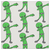 Tissu alien halloween dabbing (Échantillon)