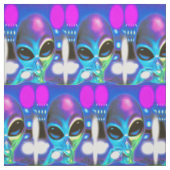 Tissu Aliens (Échantillon)