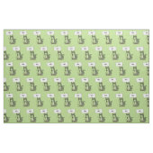 Tissu Aligator de crocodile drôle avec dessin animé (Fat Quarter)