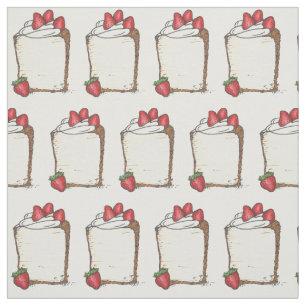 Tissu Aliments doux Angel Aliments Angelfood Fraises de