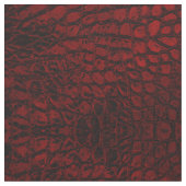 Tissu Alligator Rouge Faux Cuir (Fermer)