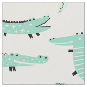 Tissu Alligators Tout Autour (Fermer)