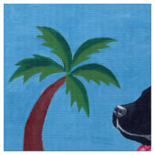 Tissu Aloha Labrador noir (Fermer)