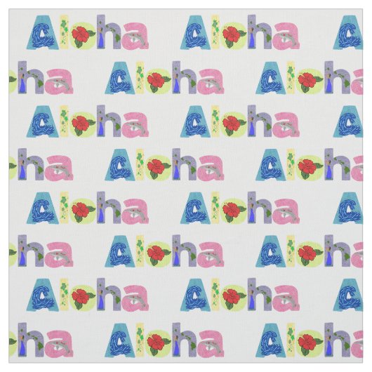 Tissu Aloha matériel (Échantillon)