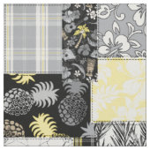 Tissu Aloha Patchwork Imprimés tropicaux hawaïens - Neut (Échantillon)