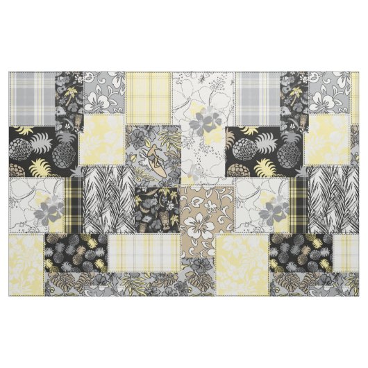Tissu Aloha Patchwork Imprimés tropicaux hawaïens - Neut (Fat Quarter)