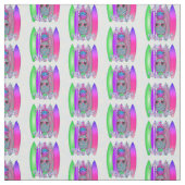 Tissu Aloha Plages Surf tropical Ananas (Échantillon)