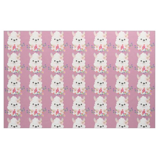 Tissu Alpaga adorable (Fat Quarter)
